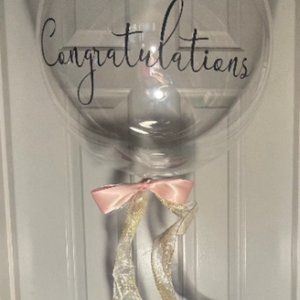 Custom Balloon and Decal. Birthday, Party